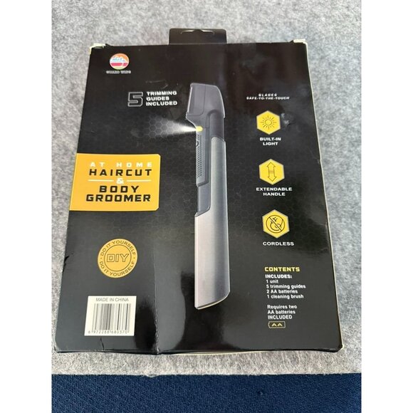 At Home Haircut & Body Groomer S-037 With 5 Trimming Guides Built-In Light & Cor - Picture 4 of 4